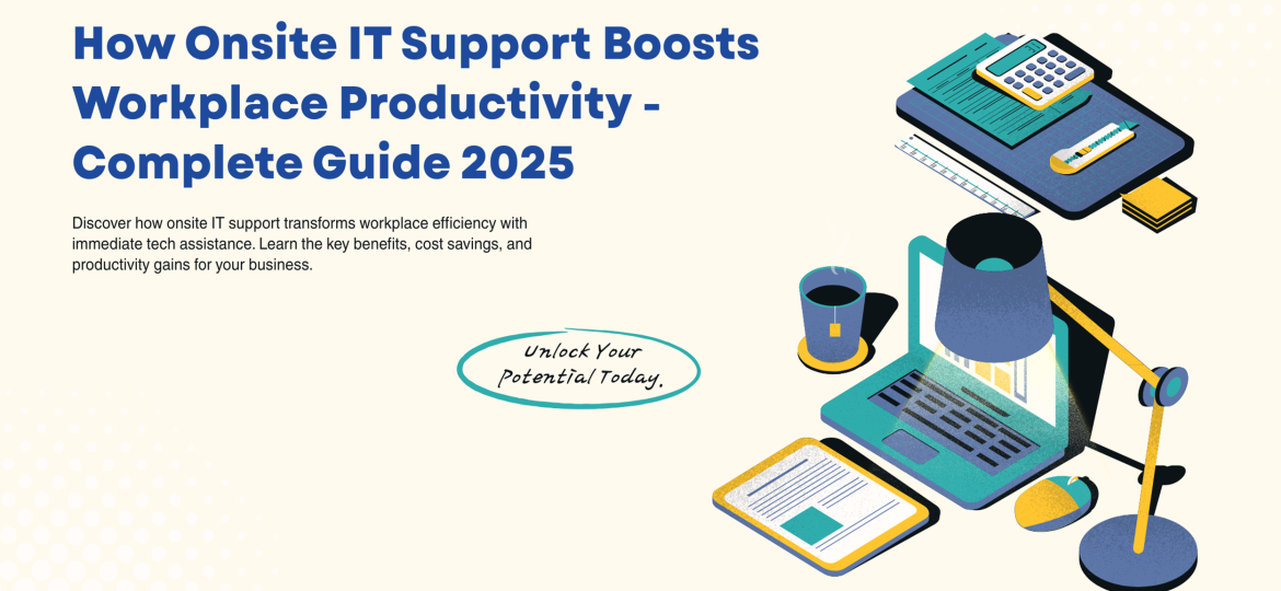 Onsite IT Support Improves Workplace Productivity